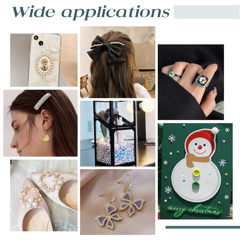 ハンドメイドアクセサリー あこぴ専用 Amazon.co.jp: PandaHall 5400個 丸玉 穴なし アクリルビーズ 18色