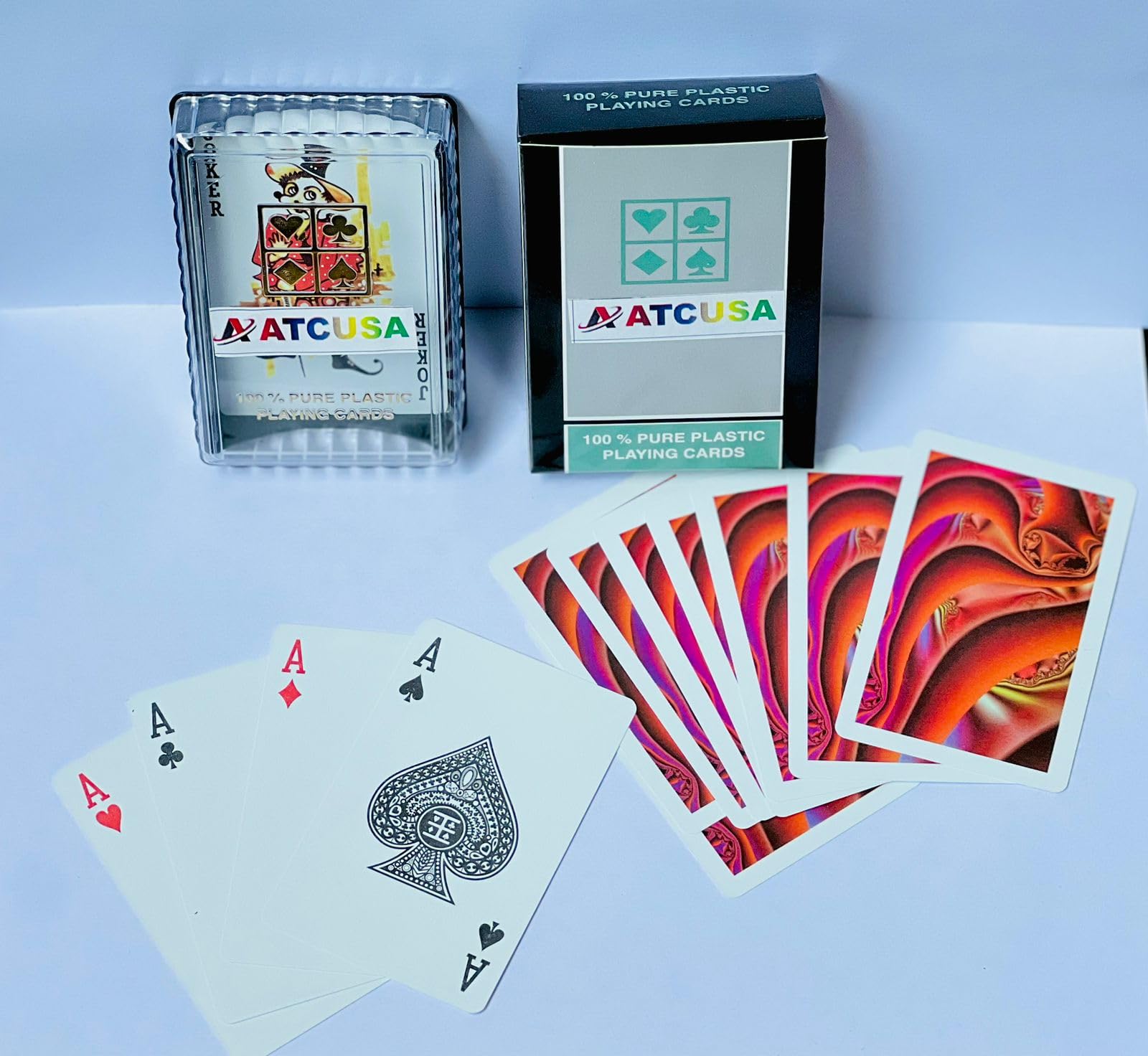 Amazon.com: 100% pure plastic Playing Cards | Poker Cards HD Deck