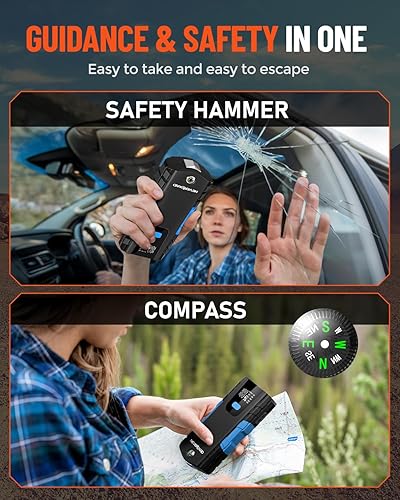 Miniatura 4 de NEVERLAND Arrancador de batería de automóvil  6000 A pico portátil de arranque (para 8.5L Gas8L Diesel), 4 modos de luces LED caja de salto segura