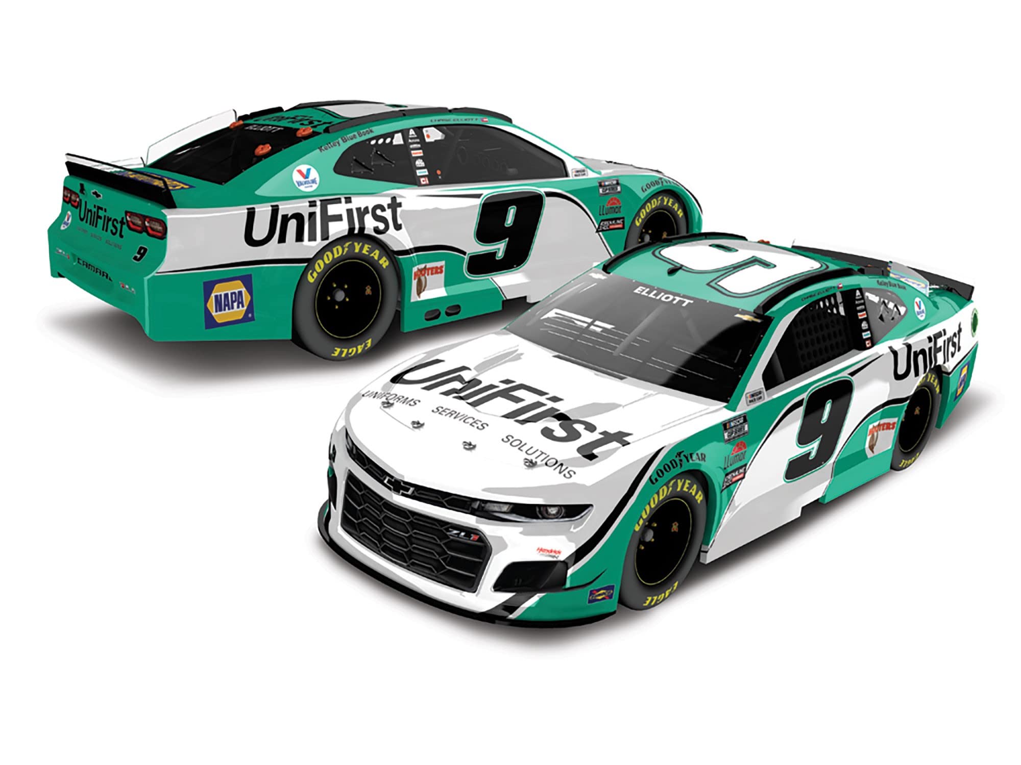 C Elliott 1/24 HO UNIFIRST 21 Camaro ZL1