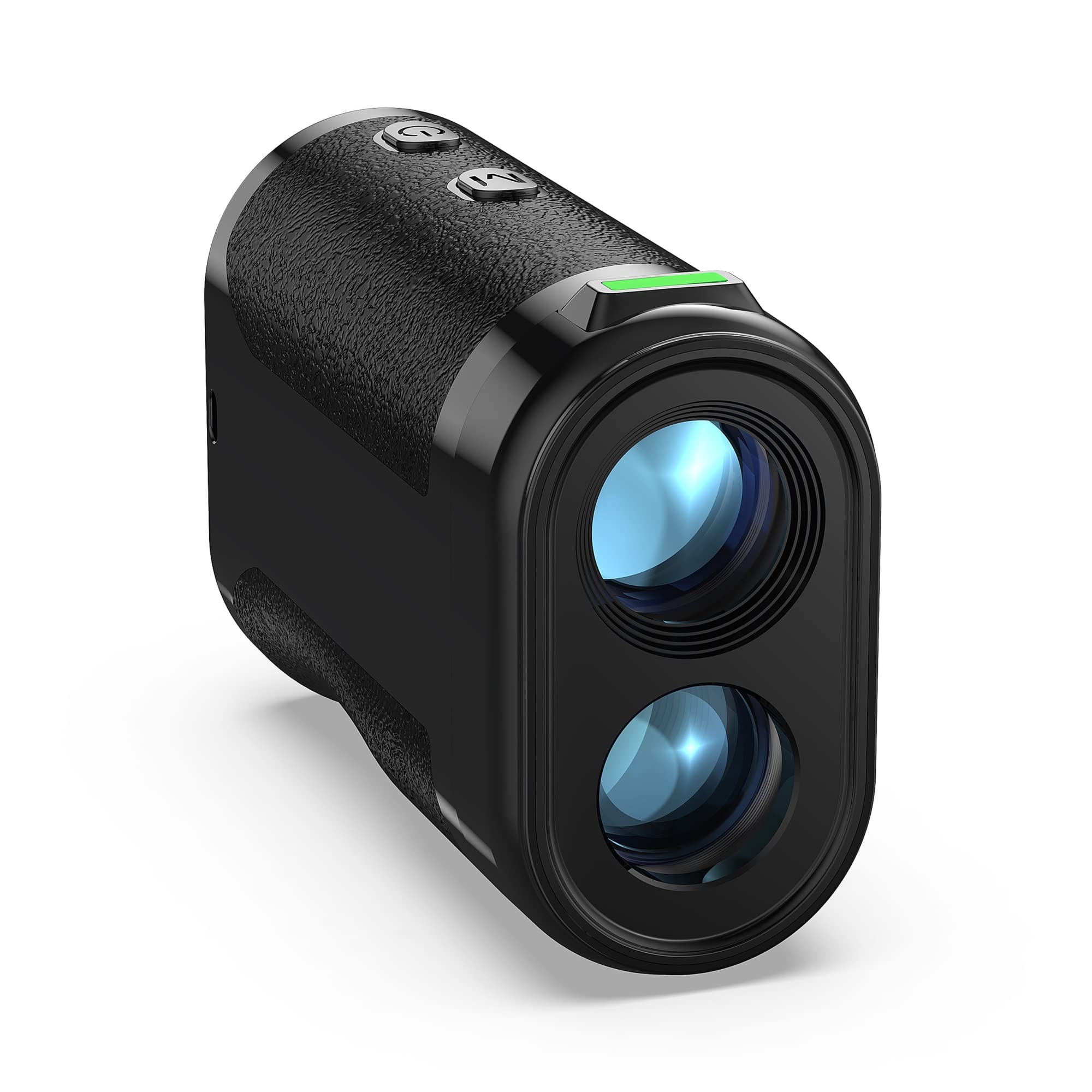 medidor de Distancia láser, Medidor De Distancia Láser, Telémetro Golf Recargable con Carga USB 1000M Y 1200m Medida Encendido/Apagado Pendiente, Área Volumen
