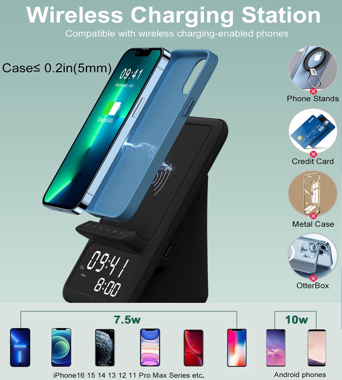 Unleash Convenience: AFK Wireless Charging Station with Bluetooth Speaker & Alarm Clock Review