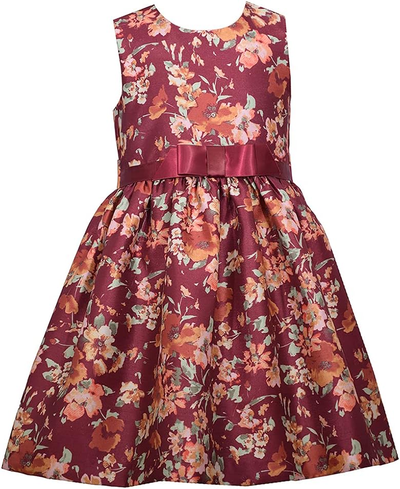 Bonnie Jean Girl's Thanksgiving Dress with Cardigan