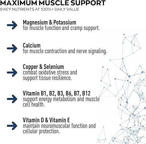Miniatura 3 de Granions Advanced Muscle Comfort - Pastillas relajantes musculares naturales con quinina, magnesio, potasio, vitaminas B, manzanilla y CoQ10 para