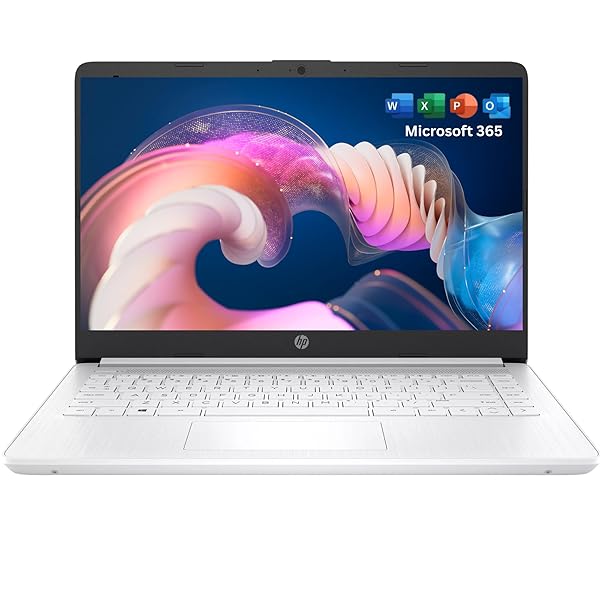 HP Touchscreen Laptop Computer for College Student Home Study, 1-Year Office 365, 4GB DDR4 RAM, 64GB eMMC, Intel Processor, 14 inch, WiFi 6, Bluetooth, Webcam, Type-C, HDMI, Pale Gold, Windows 11 S