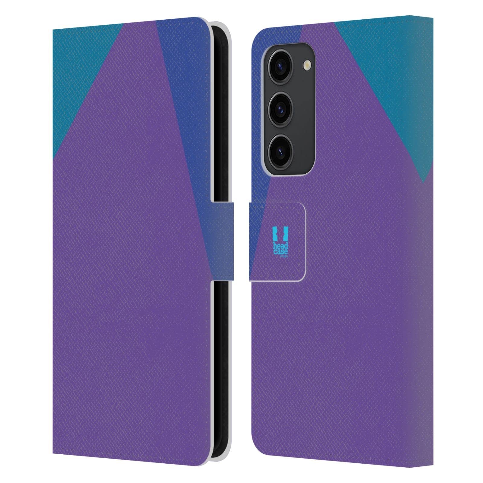 Étui portefeuille Galaxy S23+ chic à blocs de couleur pour simplifier vos sorties
