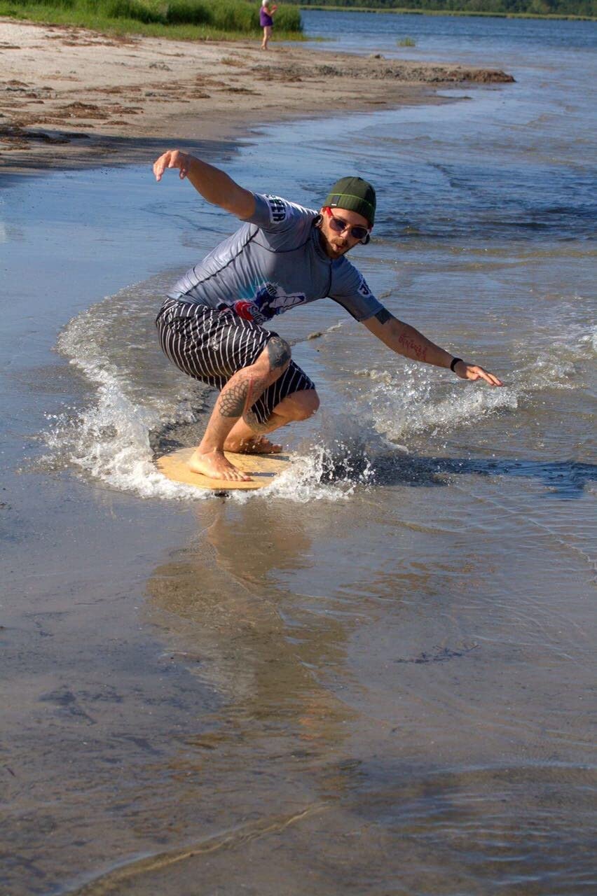 JUCKER HAWAII Skimboard Ohana | Ideal für Meer, See oder Fluss | Premium Skimboard für Anfänger und Profis | Strapazierfähig und leicht | Perfekt für Strandabenteuer und Tricks