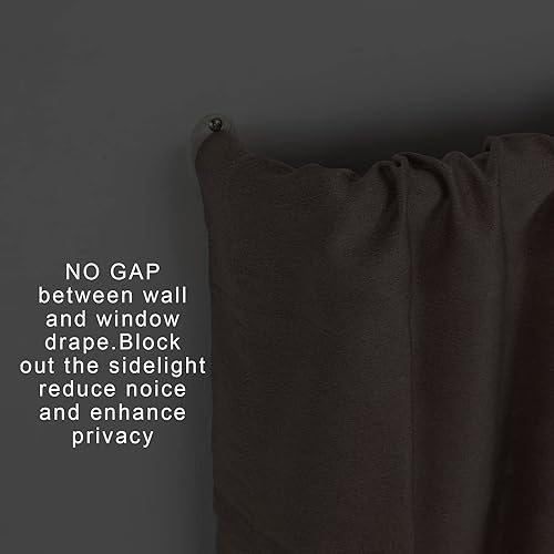 Miniatura 4 de Paquete de 2 barras de cortina, cortinero envolvente envolvente para ventana individual de 34 pulgadas, barra telescópica de 28-48 pulgadas, bronce