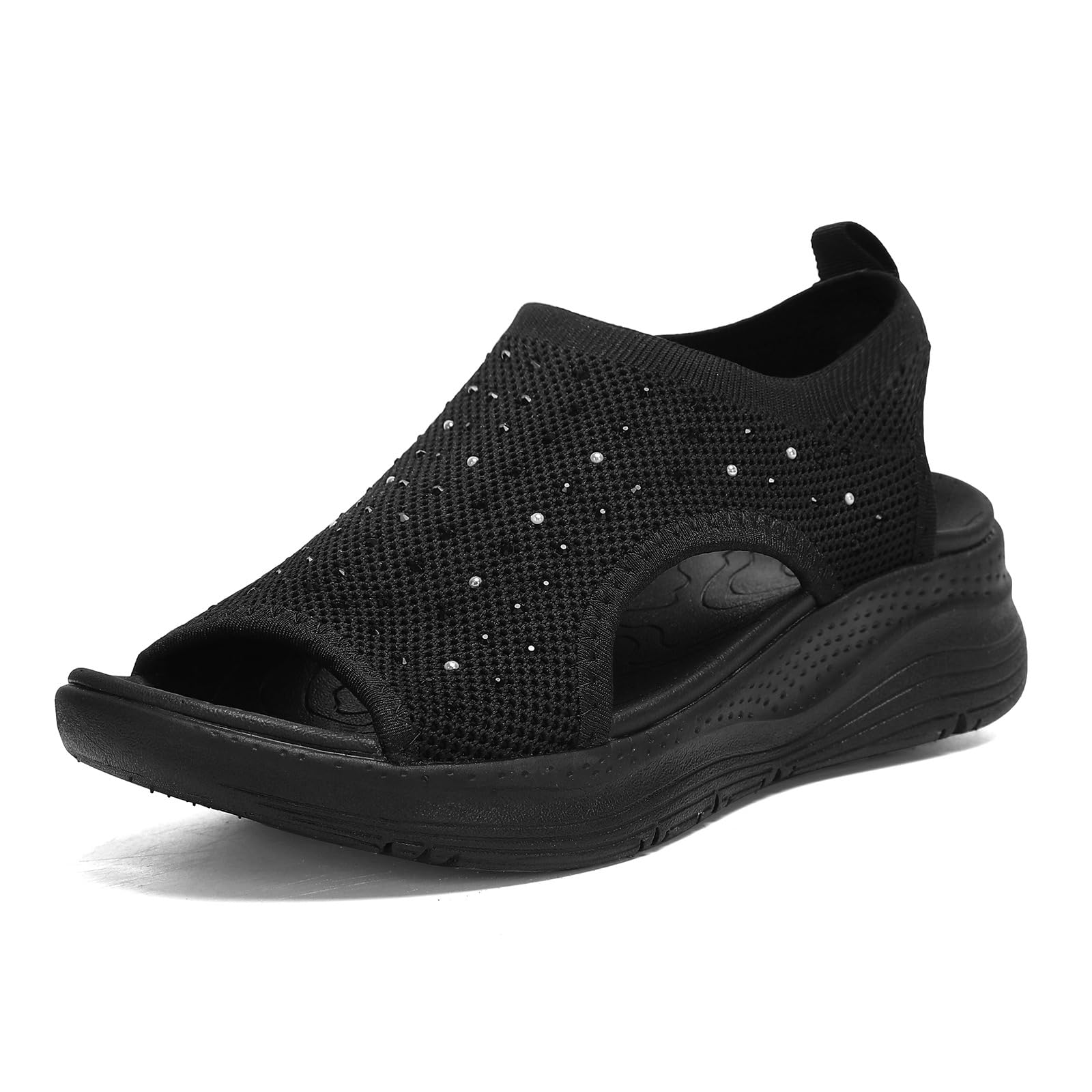 Women Walking Sandals Arch Support Orthotic Comfortable Plantar Fasciitis Non-slip Casual Open Toe Sport Sandals for Athletic Summer Beach-image-23