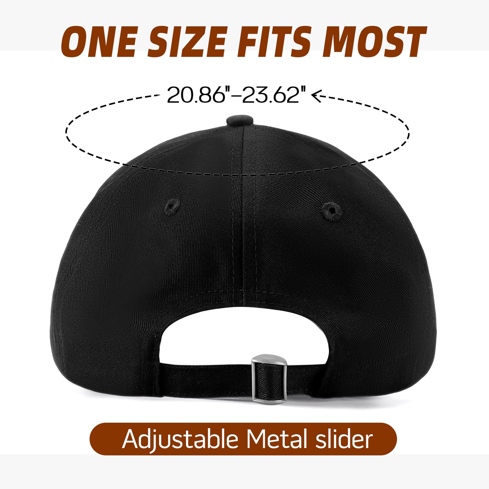 Gorra de béisbol ajustable de algodón suave sin estructura para hombres y mujeres