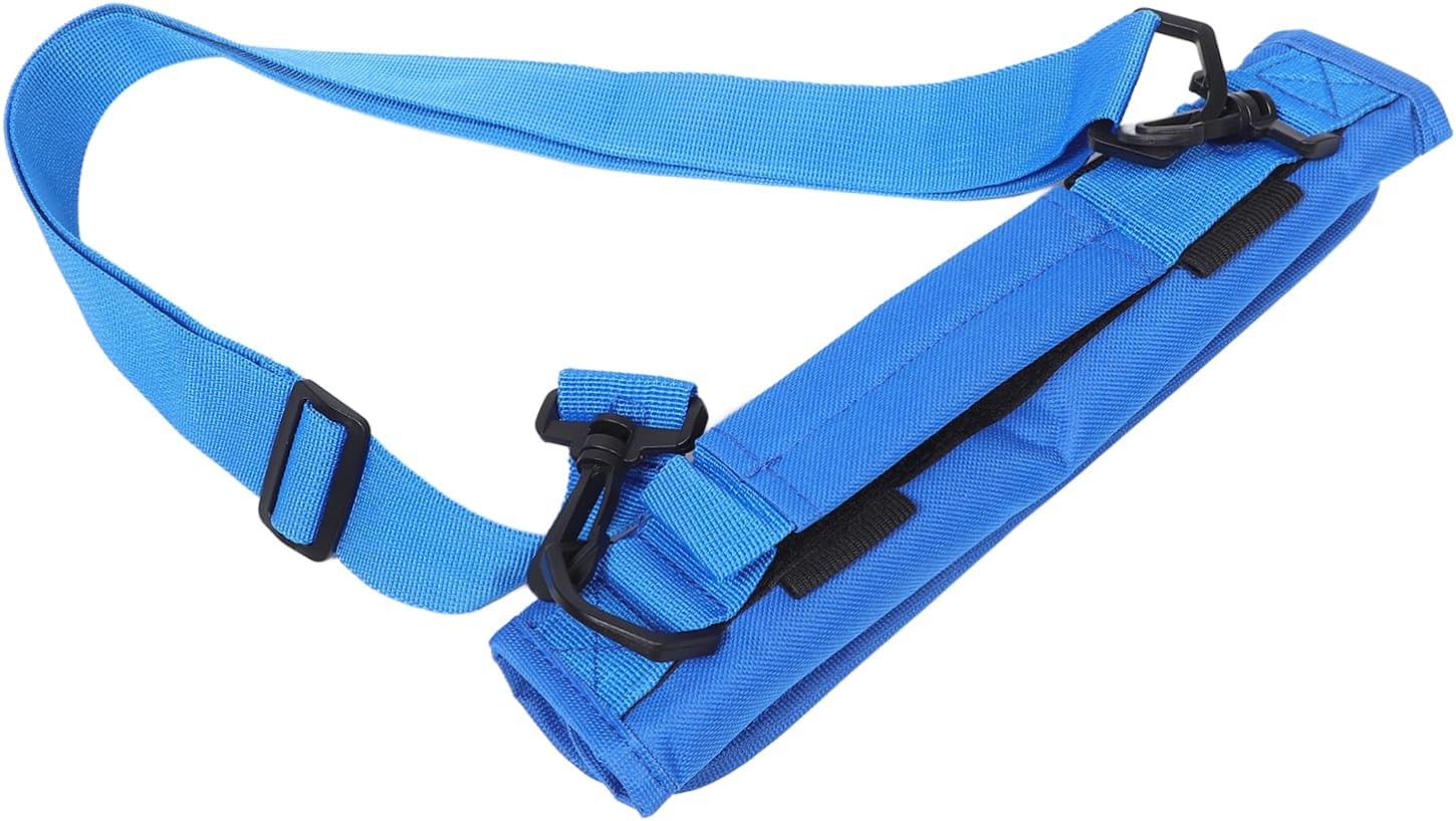 Lightweight Travel Golf Bag with Wide Shoulder Strap Organizer Stand Carry Bag for Airplane Travel and Outdoor Golf Practice Stylish Blue Design