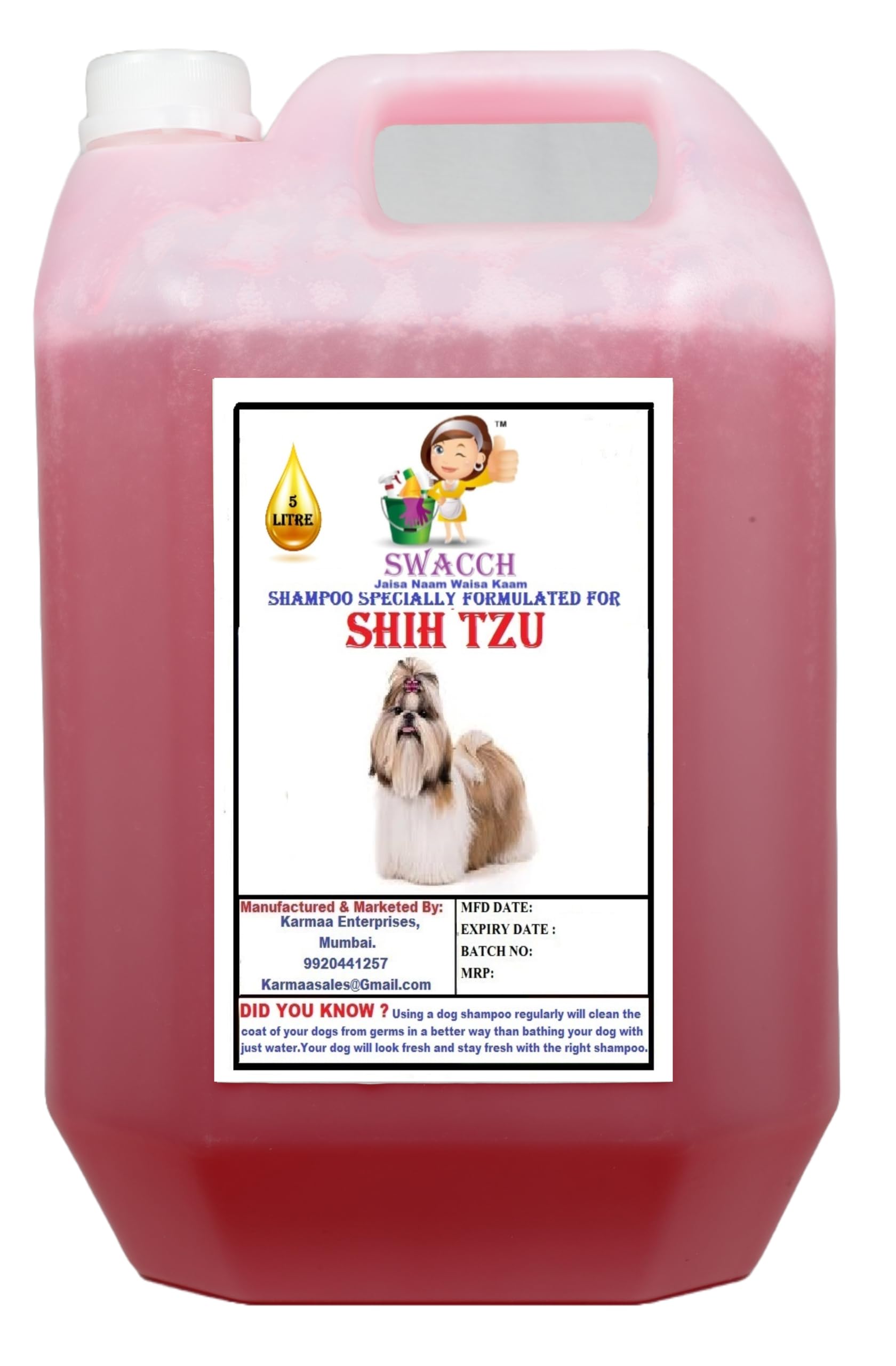 See full amazon price history chart for Dog Swacch Shampoo Specially Formulated For Shih Tzu (5 Liters) Jasmine Dog Swacch Shampoo Specially Formulated For Shih Tzu (5 Liters) Jasmine (B0BTM1ZDH5) Amazon Price History, Amazon Price Tracker