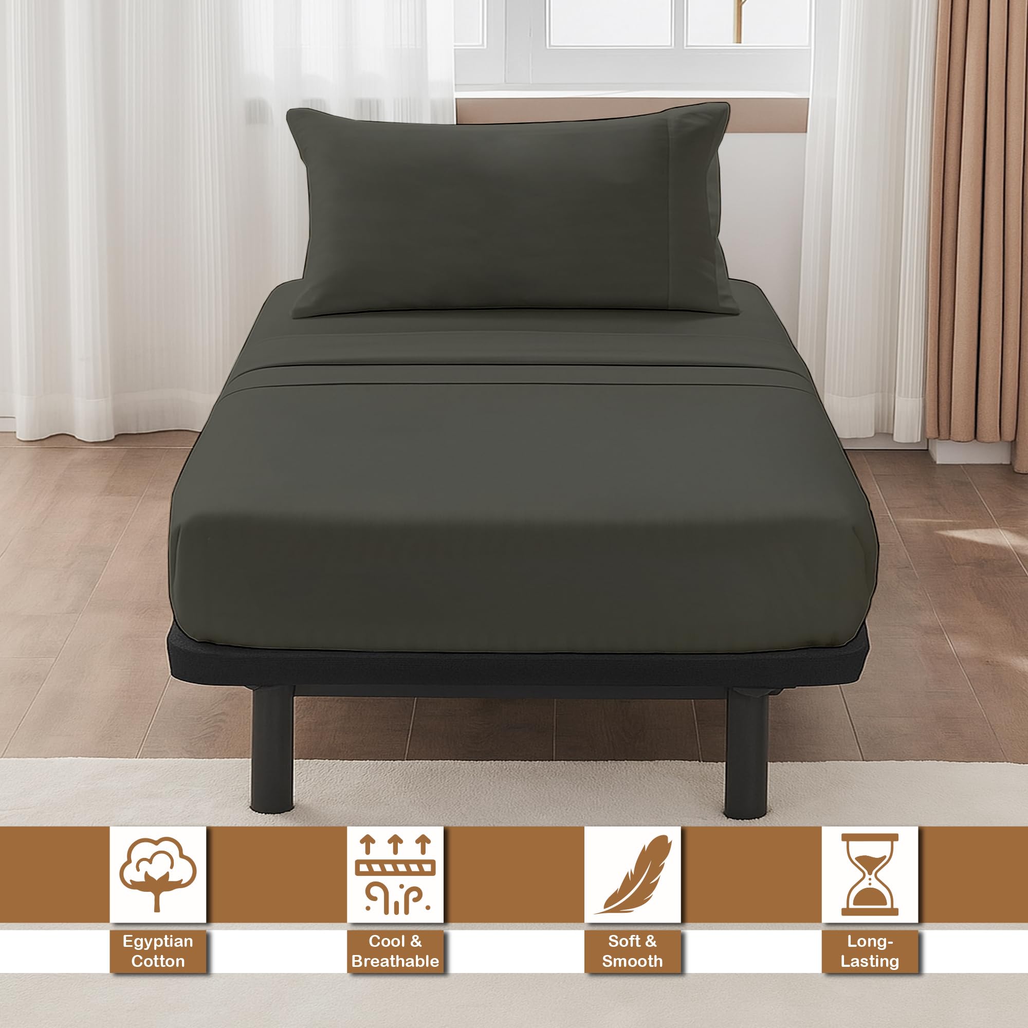Dazzle Collection 2 Lenzuola Con Angoli Per Letto A Castello 76x190 Cm – 50% Cotone 50% Poliestere – Bianco