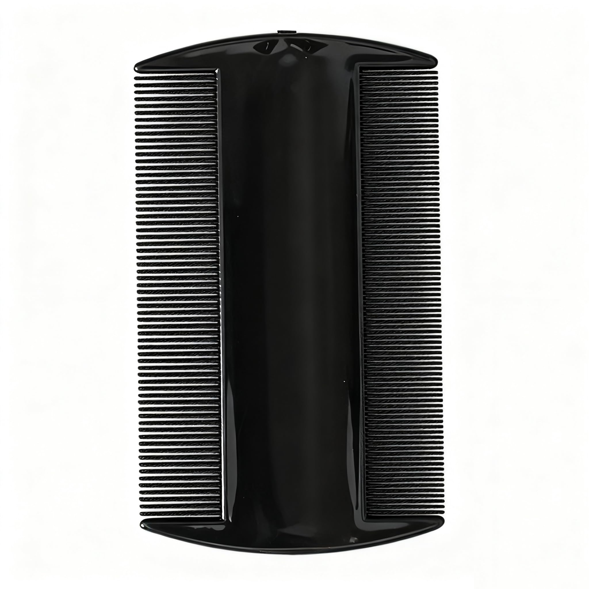 Qytskoow Double Sided Flea Comb For Cats Dogs Puppy, Fine Tooth Comb, Pet Grooming Combs Dandruff Removal Combs,Black