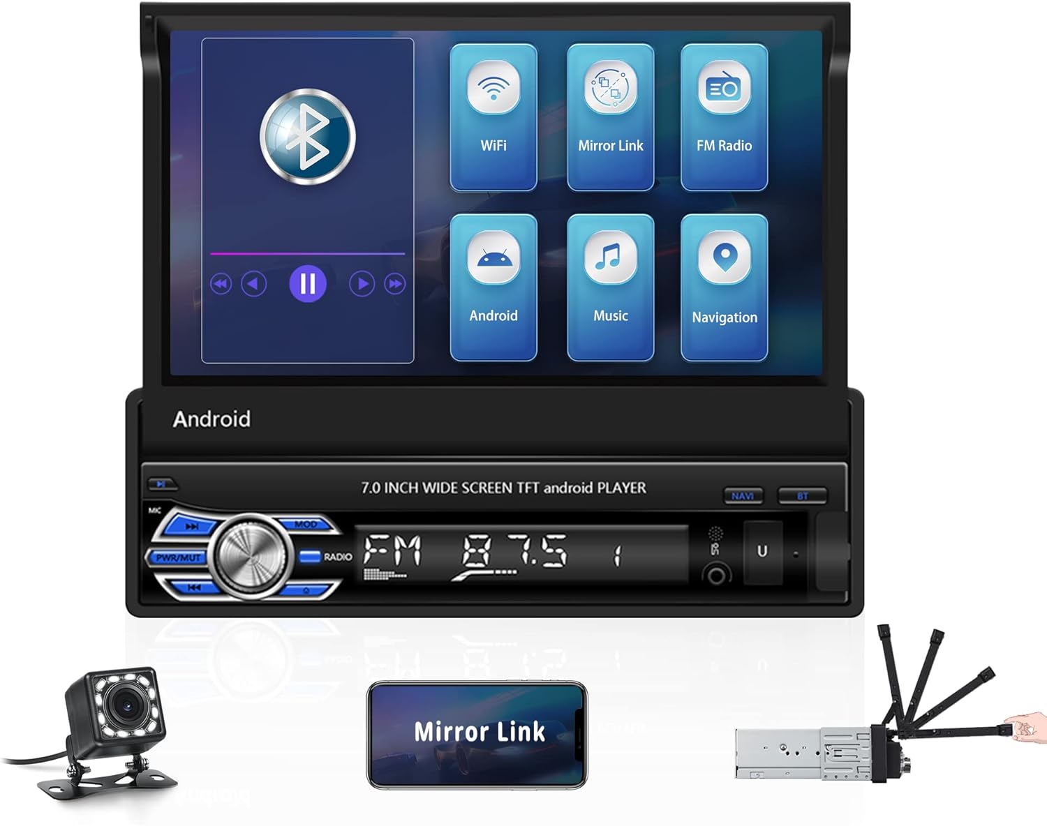 Autoradio Mit Navi Und Bluetooth Freisprecheinrichtung Rückfahrkamera