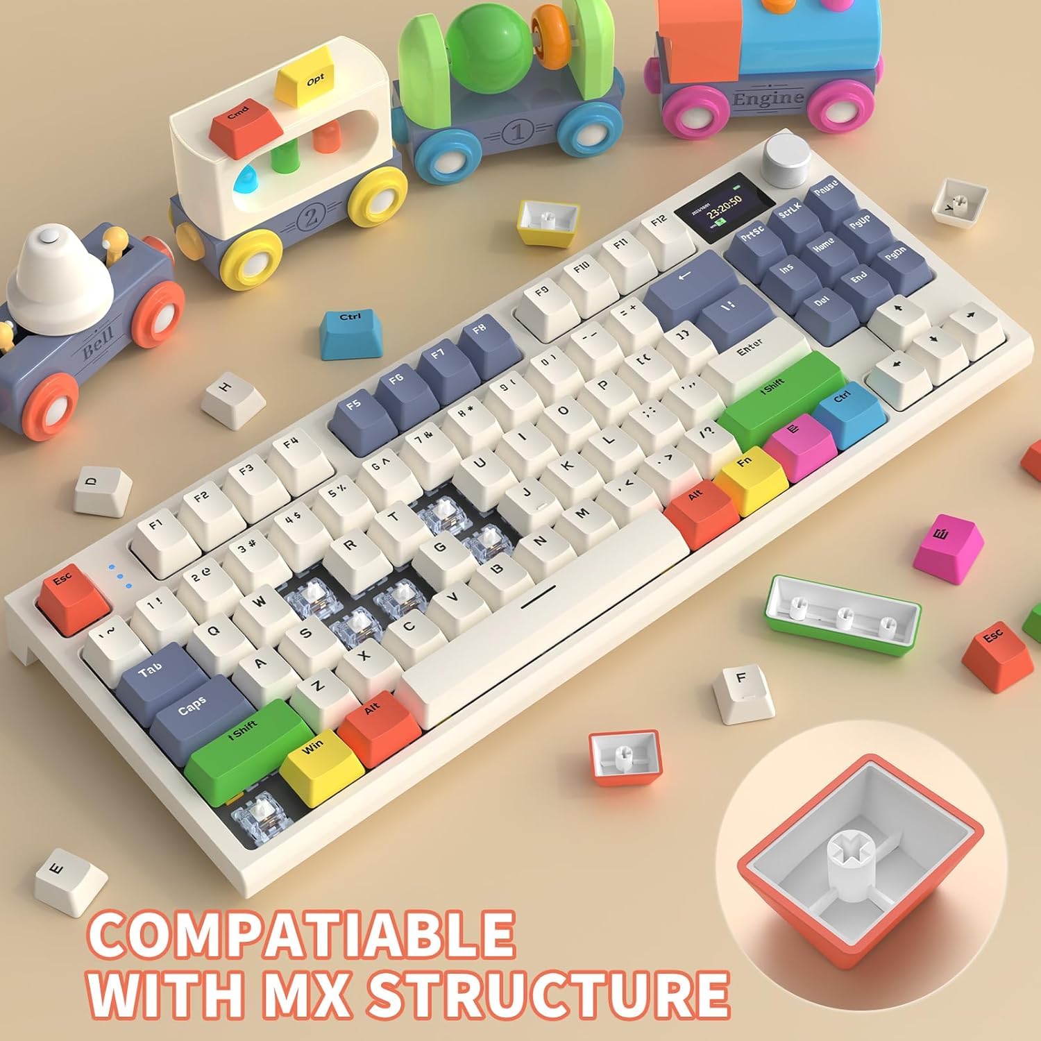 Amazon.com: ZIYOU LANG 13 Colorful PBT Keycaps Set Dye Subbed with