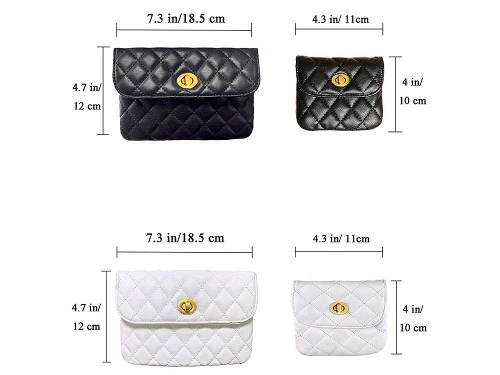 Amazon.com | BEMYLV Leather Chain Belt Bag for Women Crossbody