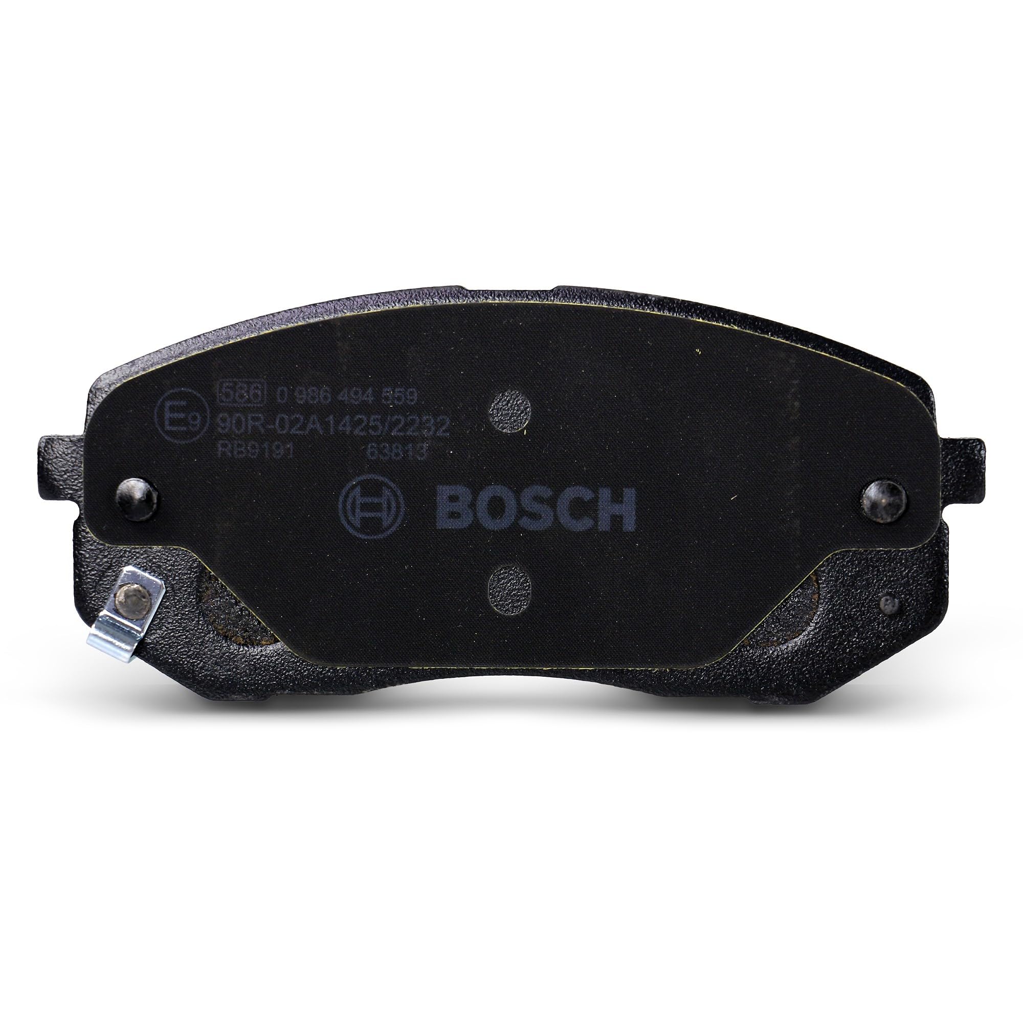Bosch BP1480 - Plaquettes de Frein Avant pour Voiture - Qualité Bosch - Réduction du Bruit et de la Poussière - Certifié ECE-R90 - Sans Cuivre - Jeu de 4 Plaquettes