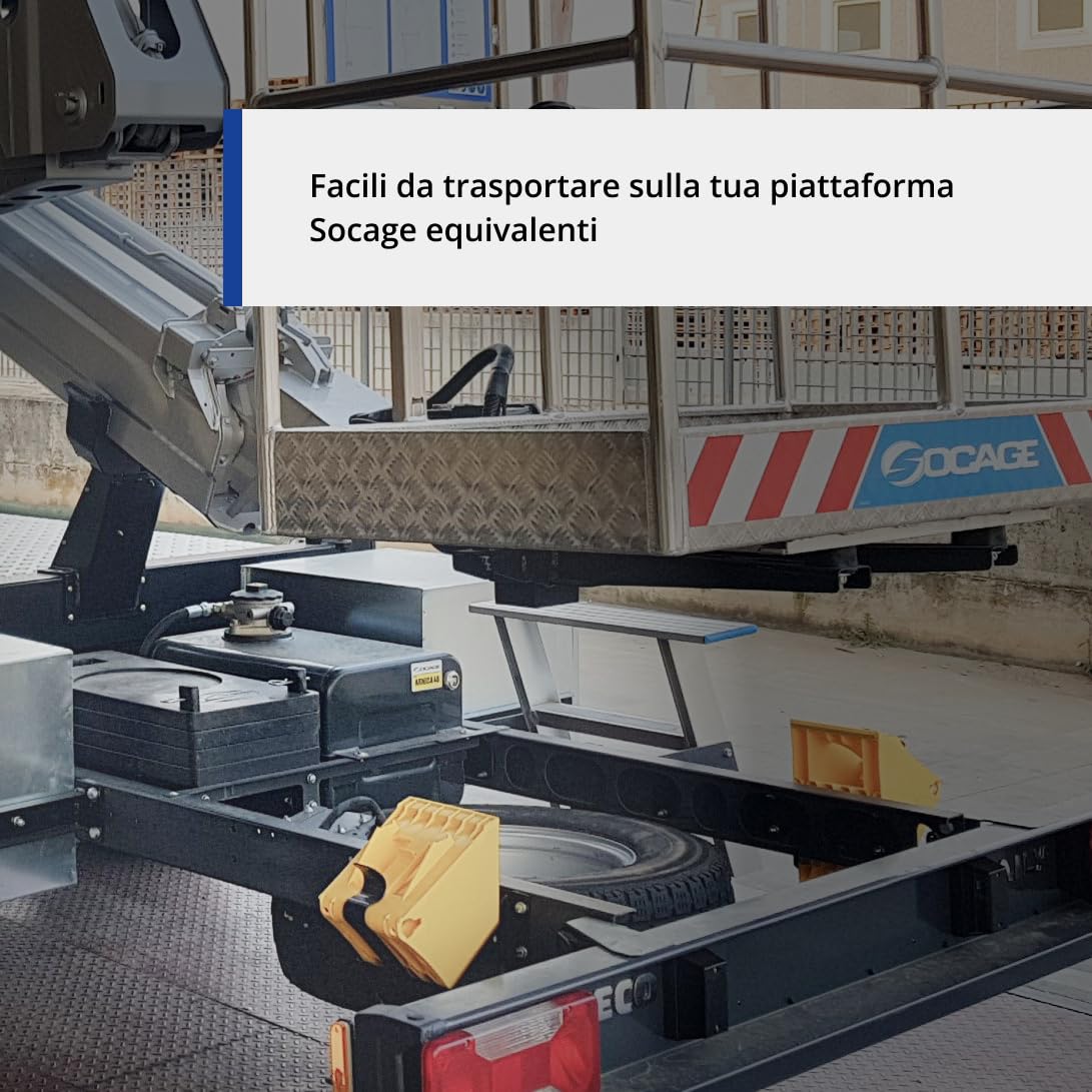 Pedana rettangolare modello Socage