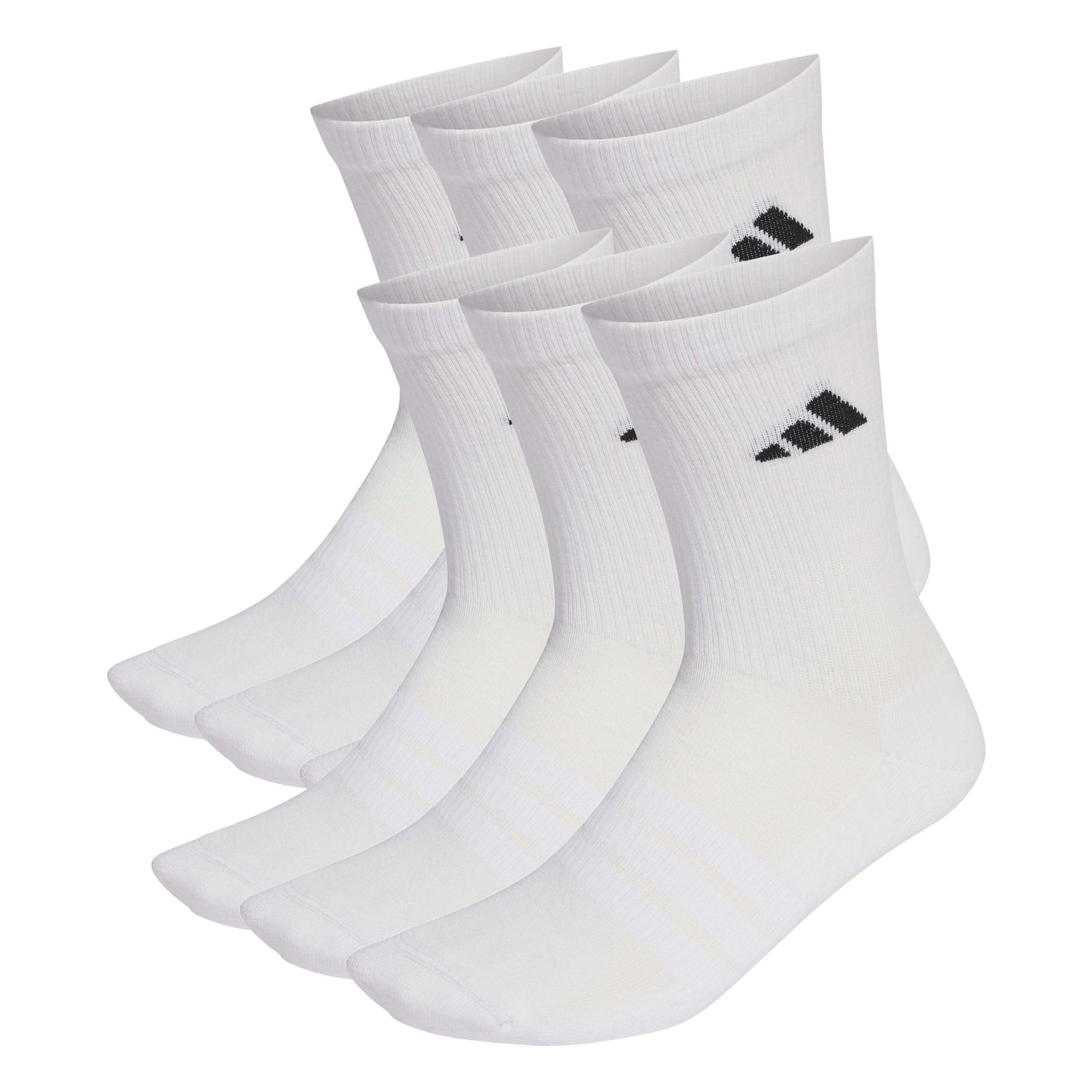 Unisex Cushioned Crew Socks 6 Pair Pack Socks