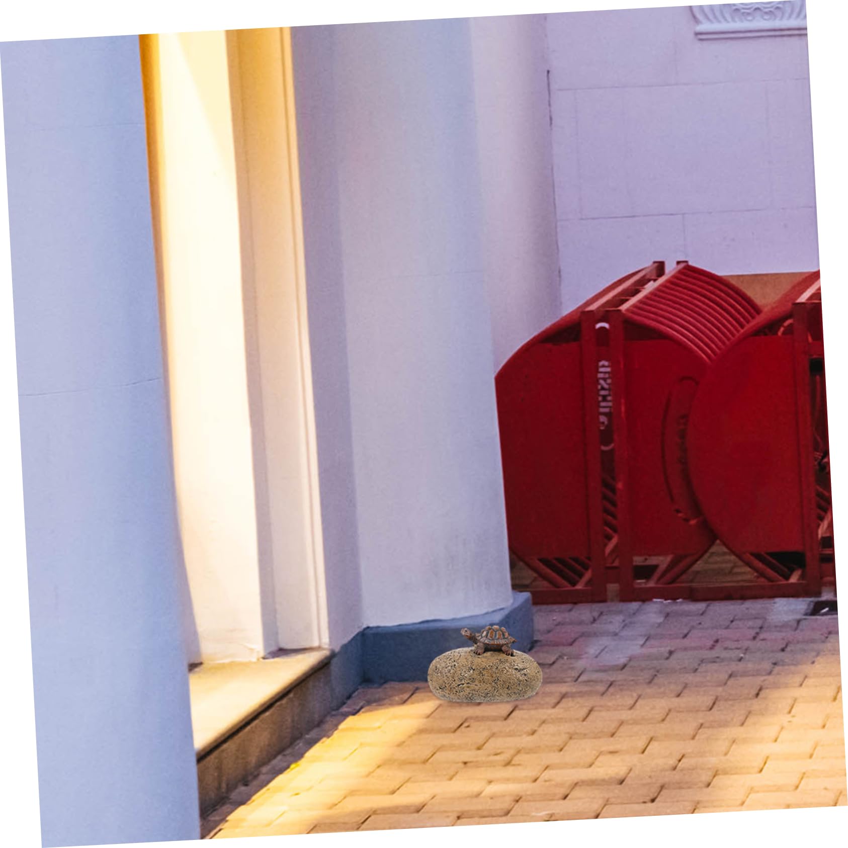 4 Stück Gartendekoration Schlüssel versteckt magnetischer schlüsselversteck Schlüsselhalter für draußen Vintage-Schlüsselversteck fürs Auto Harz Hellbraun