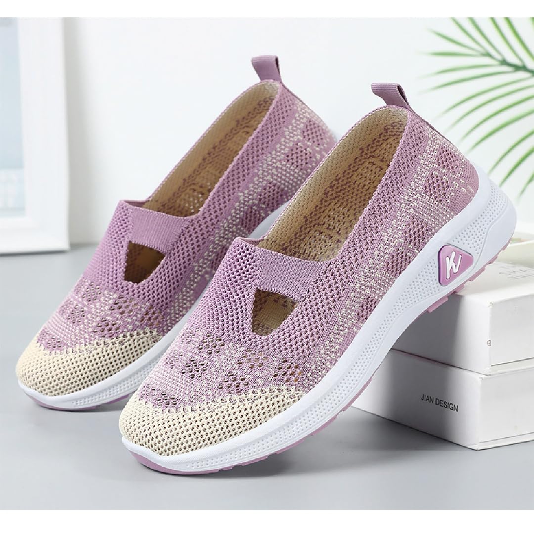 2025 Chaussures de marche orthopédiques pour femme, baskets en maille respirante, chaussures d'entraînement antidérapantes