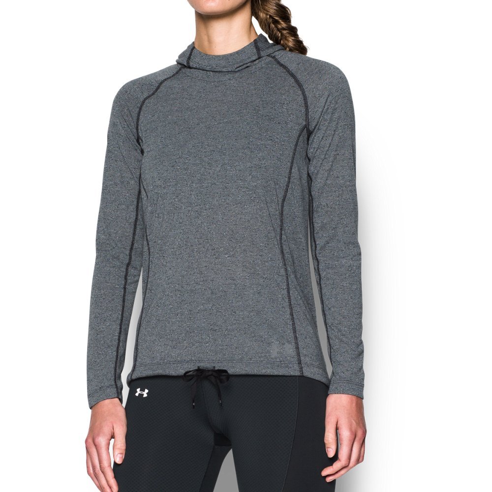 Under Armour Women's UA Threadborne Train Twist Hoodie MD Black