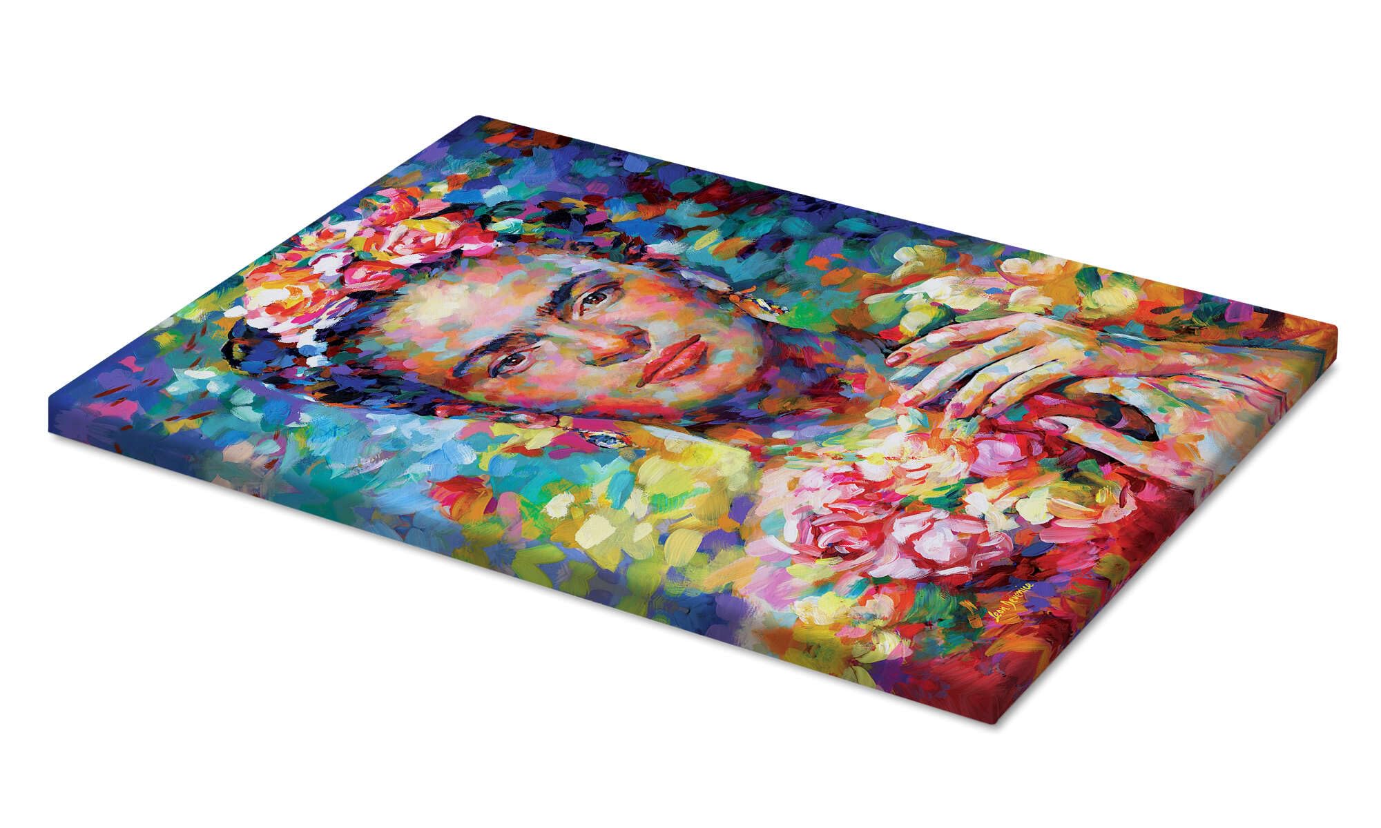 Colourful Frida Kahlo Obraz na płótnie