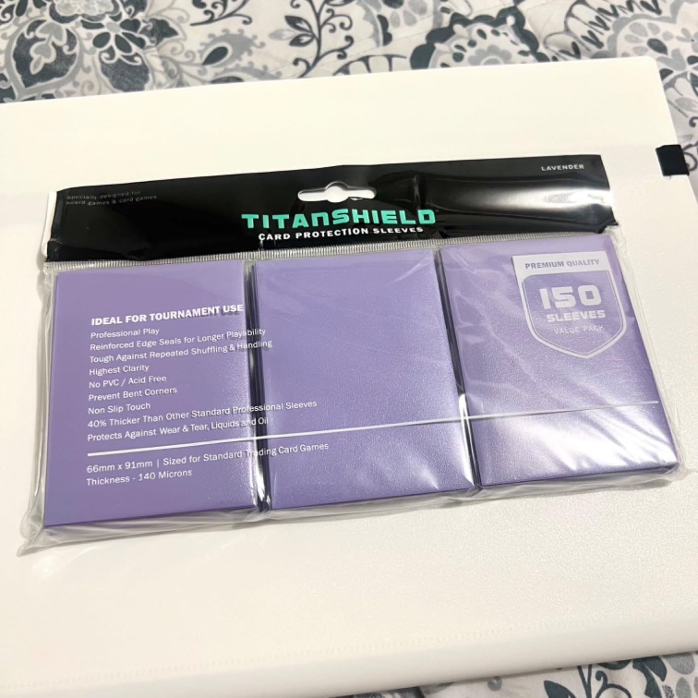 lavender card sleeves Birthday Binder | Personalized Card Storage Album have a snug fit.Contains 50 card sleeves Celestial Guardian of the Lavender