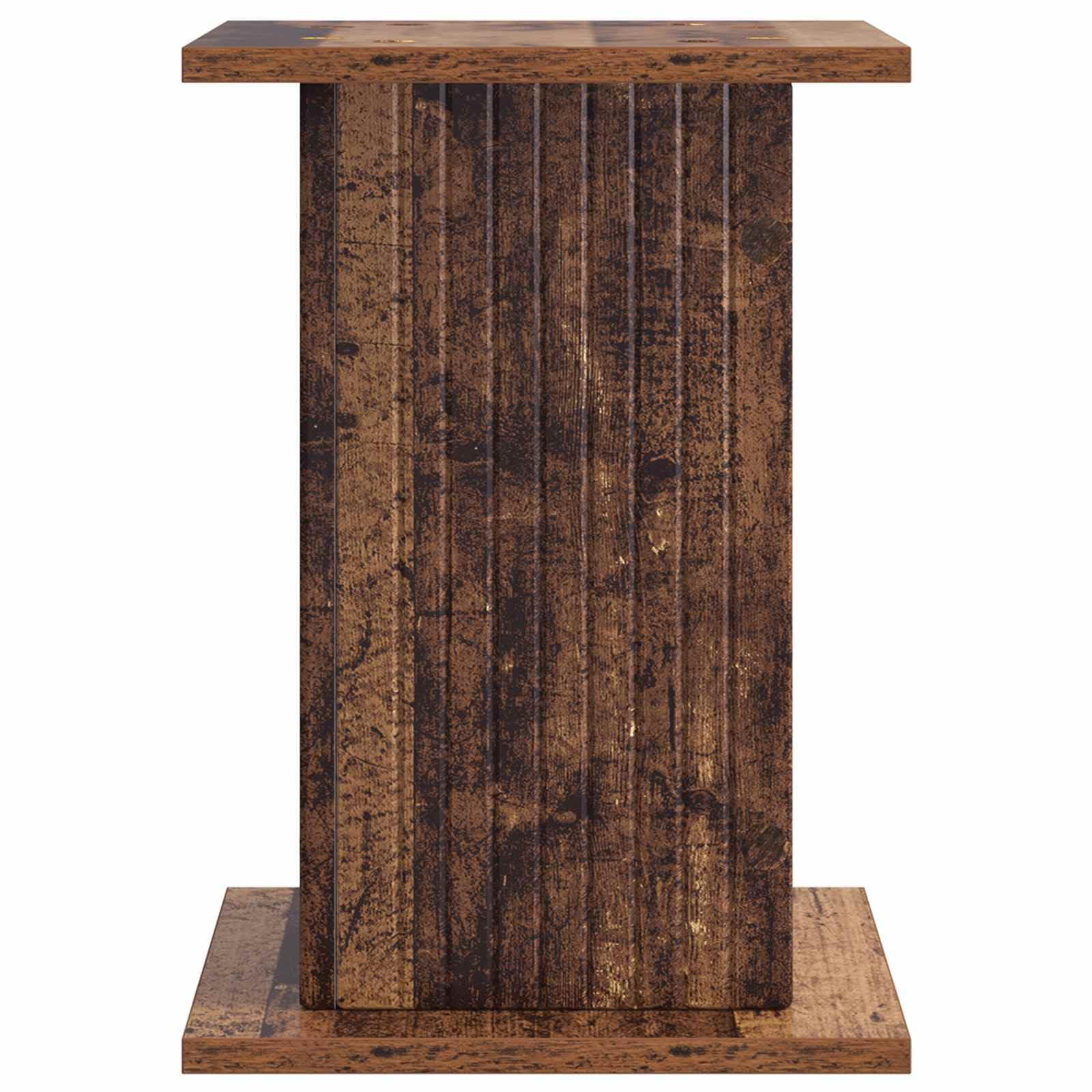 Supporto per piante in legno anticato, 30,5 x 30 x 43 cm | materiale in legno, resistente all'umidità, design moderno, per piante grasse e piante grandi