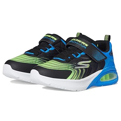 SKECHERS KIDS Microspec Max Advance 403938L (Little Kid/Big Kid) Boys Shoes Black/Blue/Lime