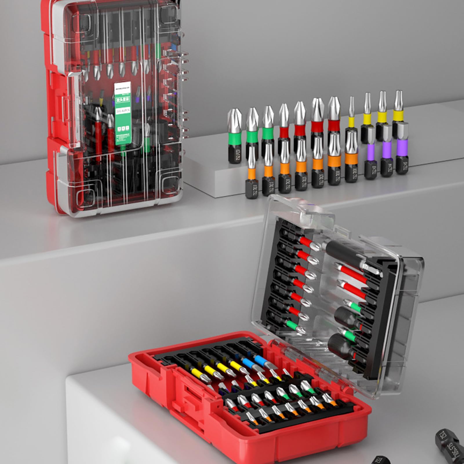 Set Punte Avvitatore Precisione Con Manicotti Antiscivolo Magnetici | Inserti per Avvitatore Set Bussole Magnetiche di Precisione per Metalli, Auto, Elettronica, Edilizia e Riparazioni Casa