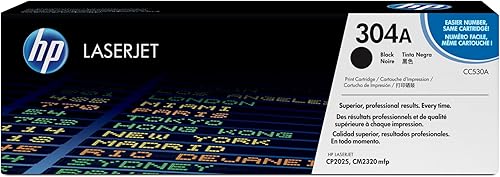 HP -Cartucho de tóner original para impresoras LaserJet. Color negro. CC530A 304A