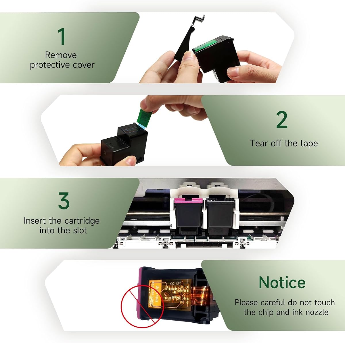Firstoner 575 576 Ink Cartridges, PG-575 XL CL-576 XL Replacement for Canon 575 576 Ink Cartridges Original for PIXMA TS3550i — view 5