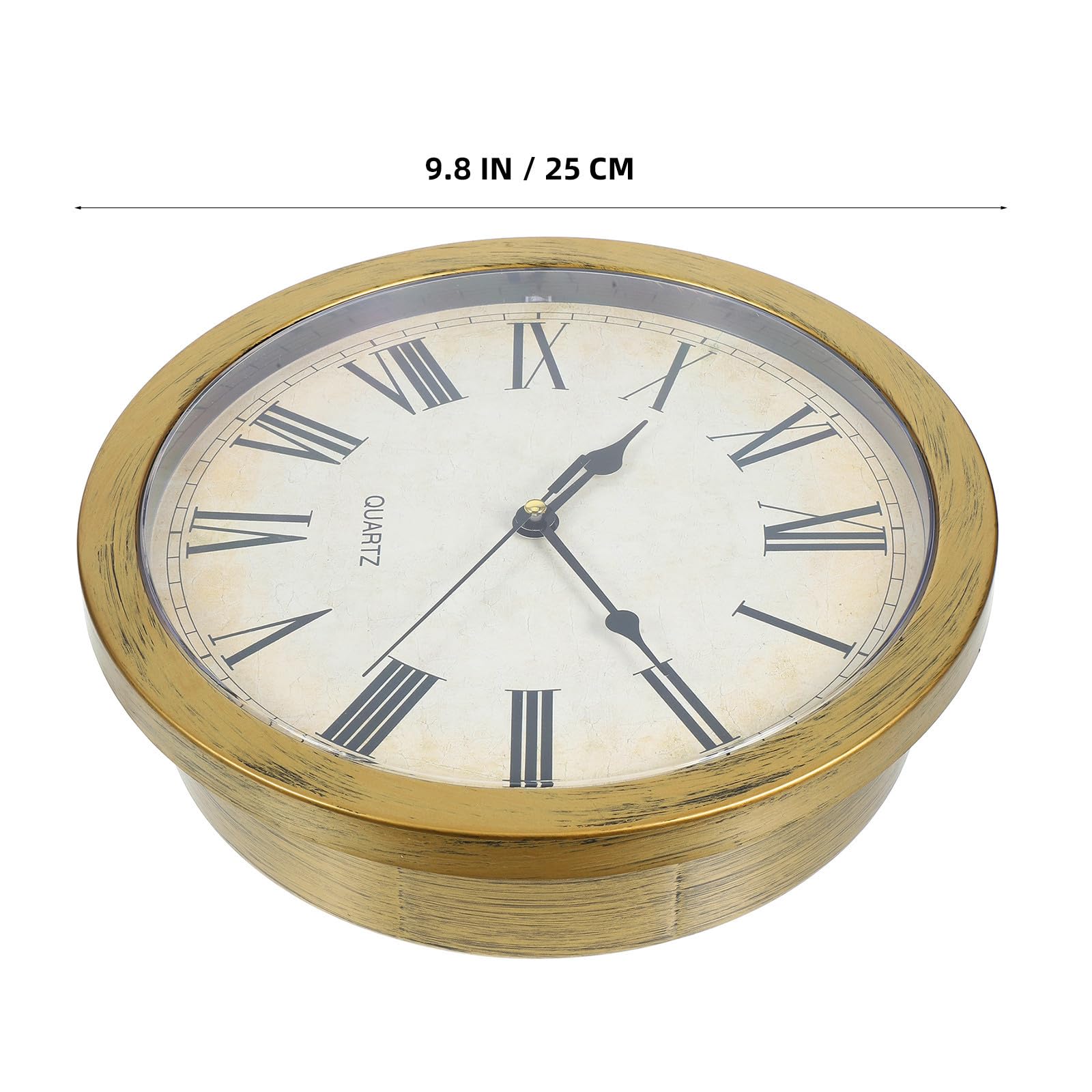 Reloj de Pared con Compartimento Secreto para Almacenamiento Seguro, Diseño Vintage y Moderno Adecuado para Ambiente Industrial y Salón