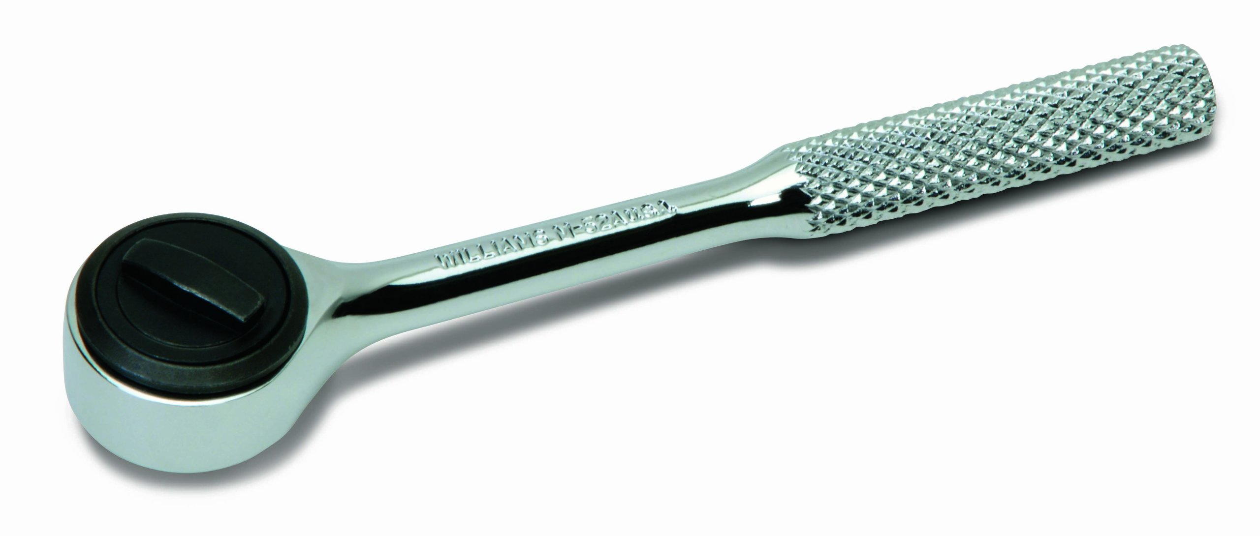 Williams JHWM-52A 1/4-Inch Drive Round Head Ratchet with Chrome