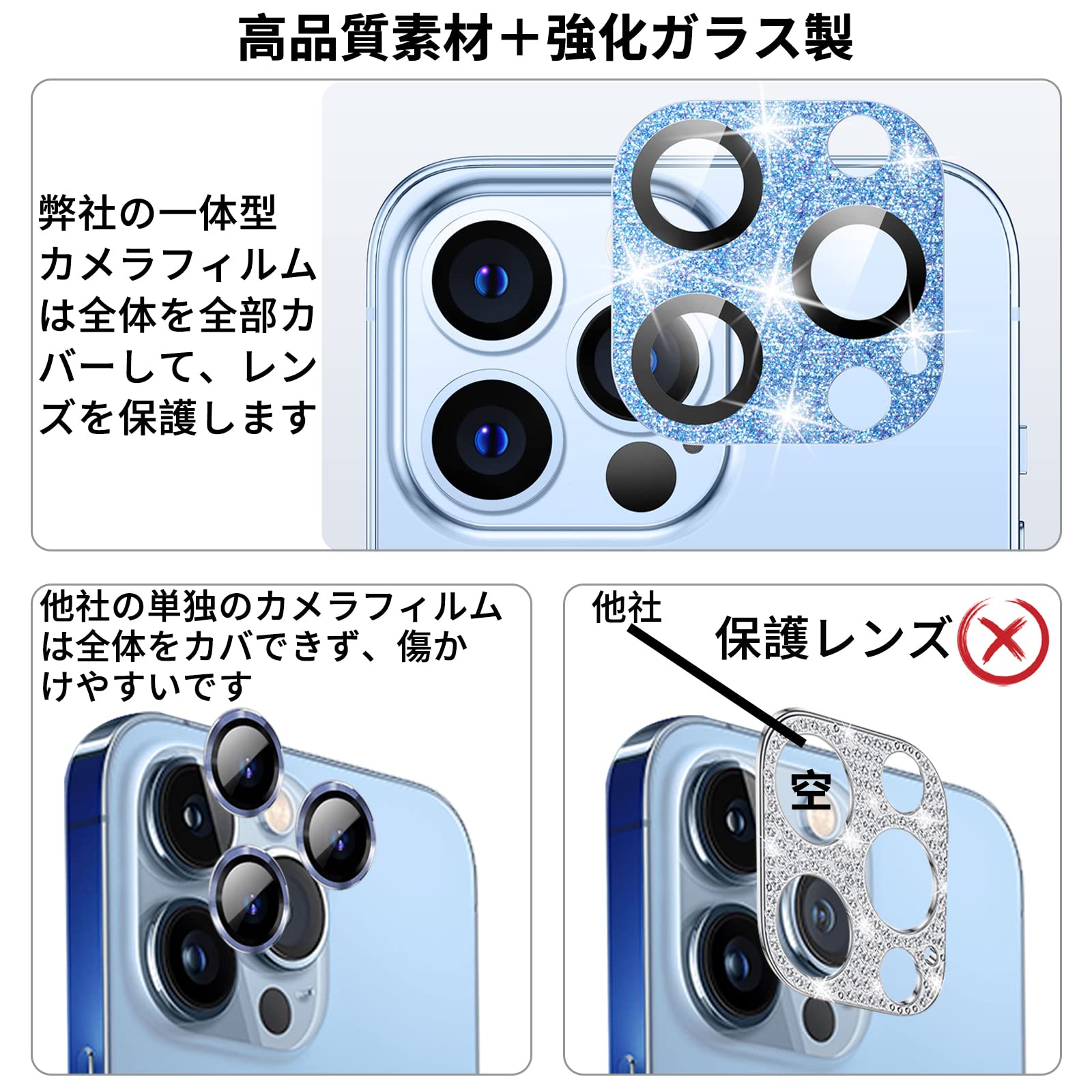 Amazon.co.jp: iPhone 15 Pro 用/iPhone 15 Pro Max 用 カメラ保護 