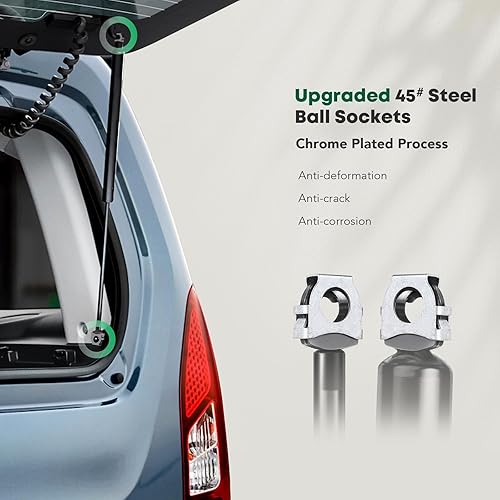 Miniatura 6 de YHTAUTO Amortiguadores de gas de escotilla trasera de repuesto para Toyota Supra 1986-1992 Hatchback, juego de 2 soportes de elevación, repuesto #