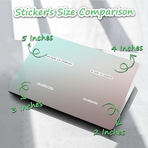 Miniatura 5 de 314PI Calcomanías de vinilo troqueladas impermeables Bookish para laptop, teléfono, botellas de agua, monopatín, calcomanías de libro para Kindle,