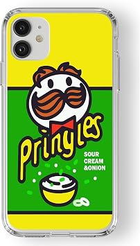Multitronic iPhone 11 Uyumlu Pringles Tasar m Bask l   effaf K l f
