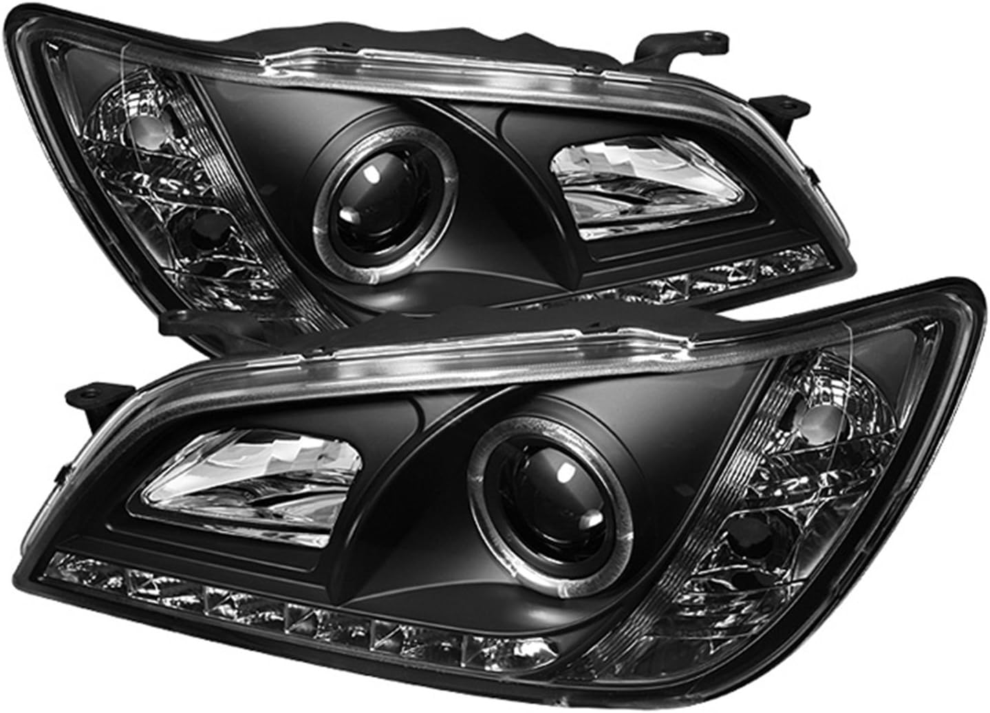 Spyder Auto Spyder 5029898 Lexus IS300 01-05 Projector Headlights - Xenon/HID Model Only ( Not Compatible With Halogen Model ) - LED Halo - DRL - Black - High H1 (Included) - Low D2R (Not Included)