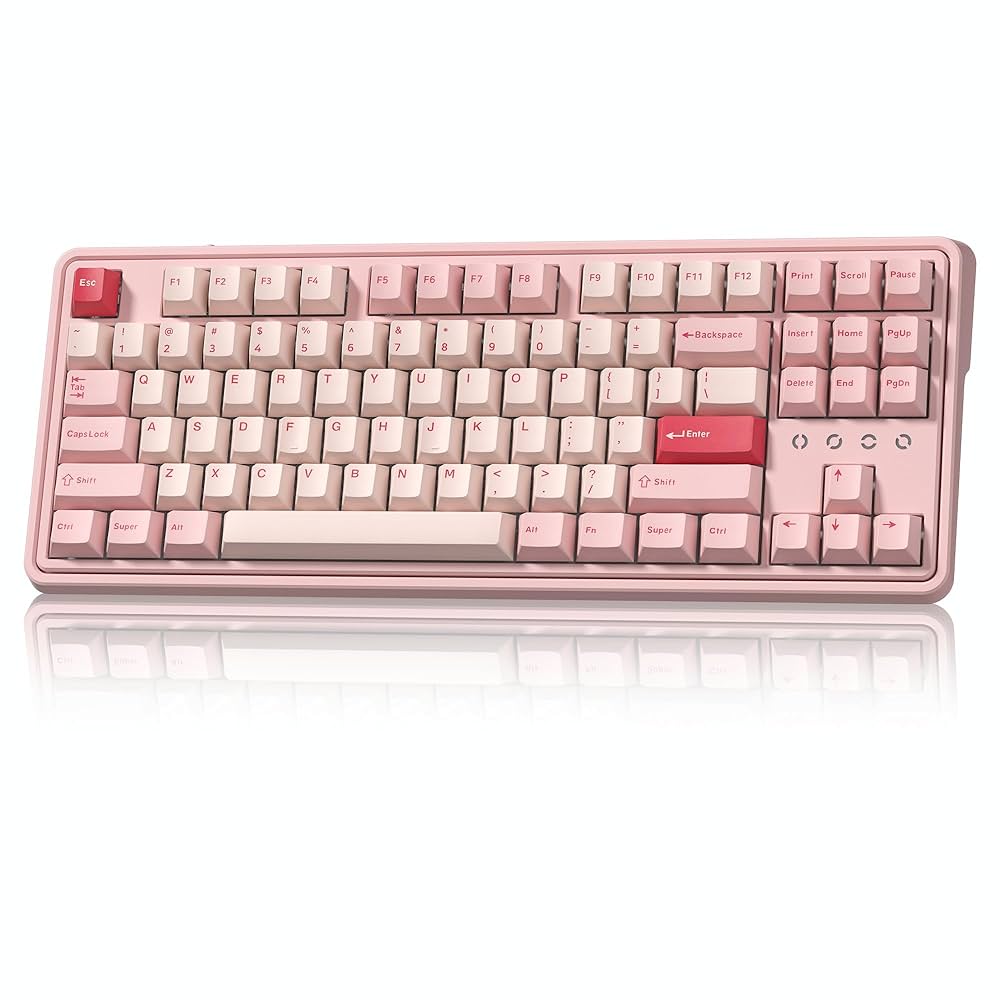 Amazon.com: FL ESPORTS Wireless Gaming Keyboard, 3-Modes