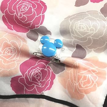 Amazon | サンスター文具 ディズニー 名札 まーるい開かずピンちゃん