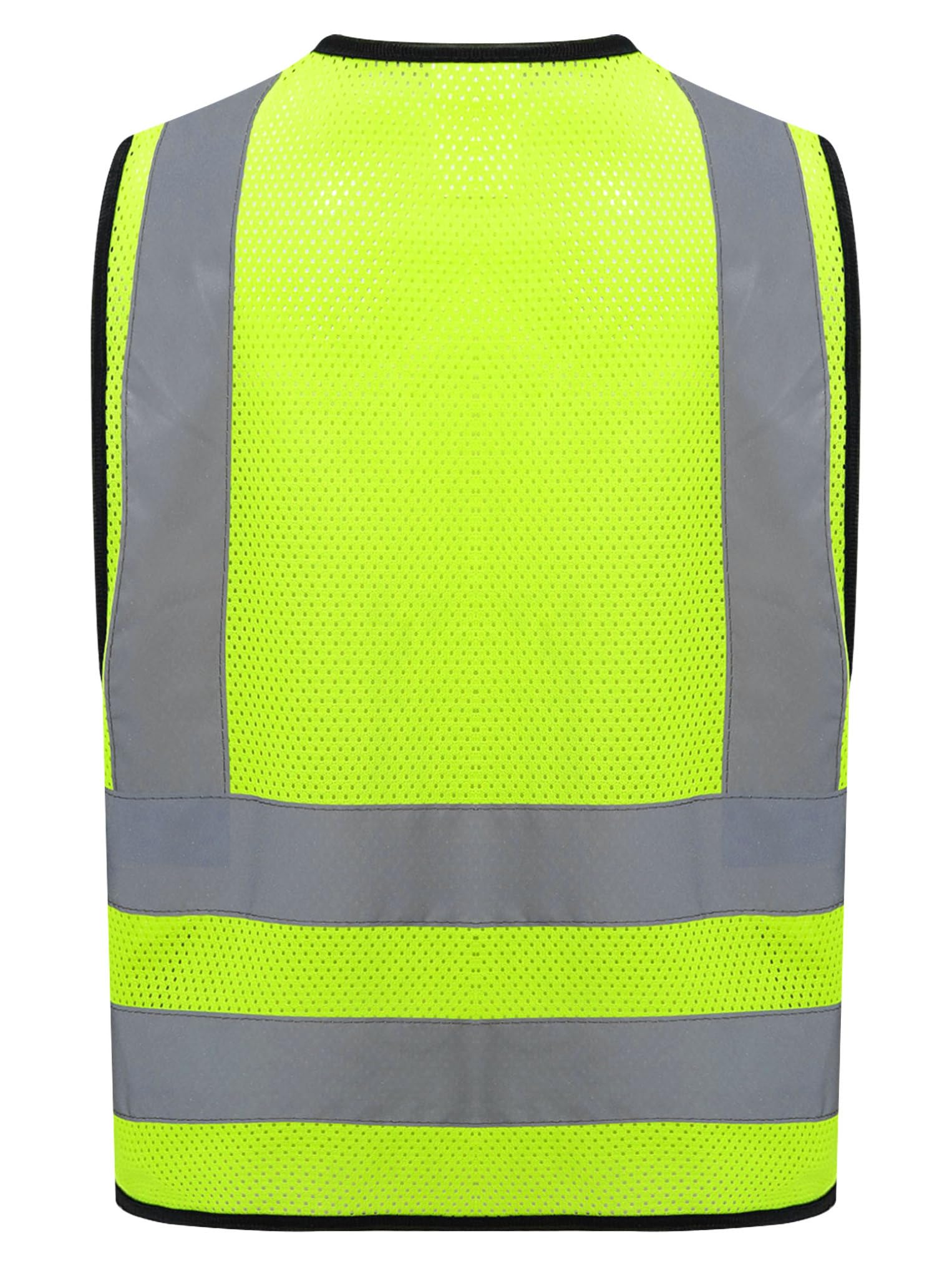 Oyolan Chaleco Reflector Niños Camiseta De Seguridad Amarillo Fluorescentes Para Al Aire Libre Chaleco Reflectante Bicicleta Para Escolares