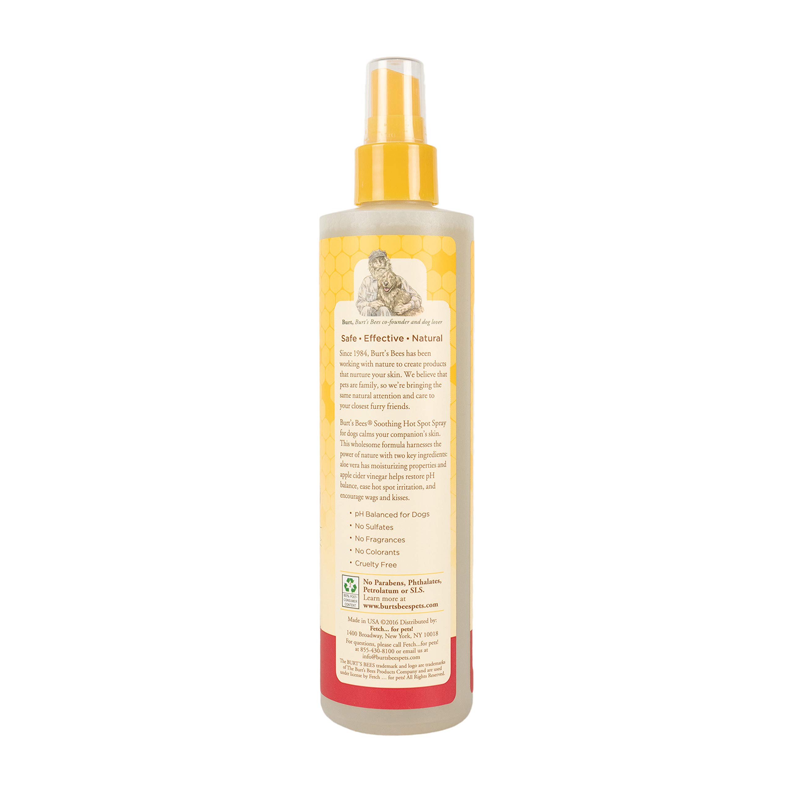 Burt's Bees For Dogs Soothing Hot Spot Spray With Apple Cider Vinegar
