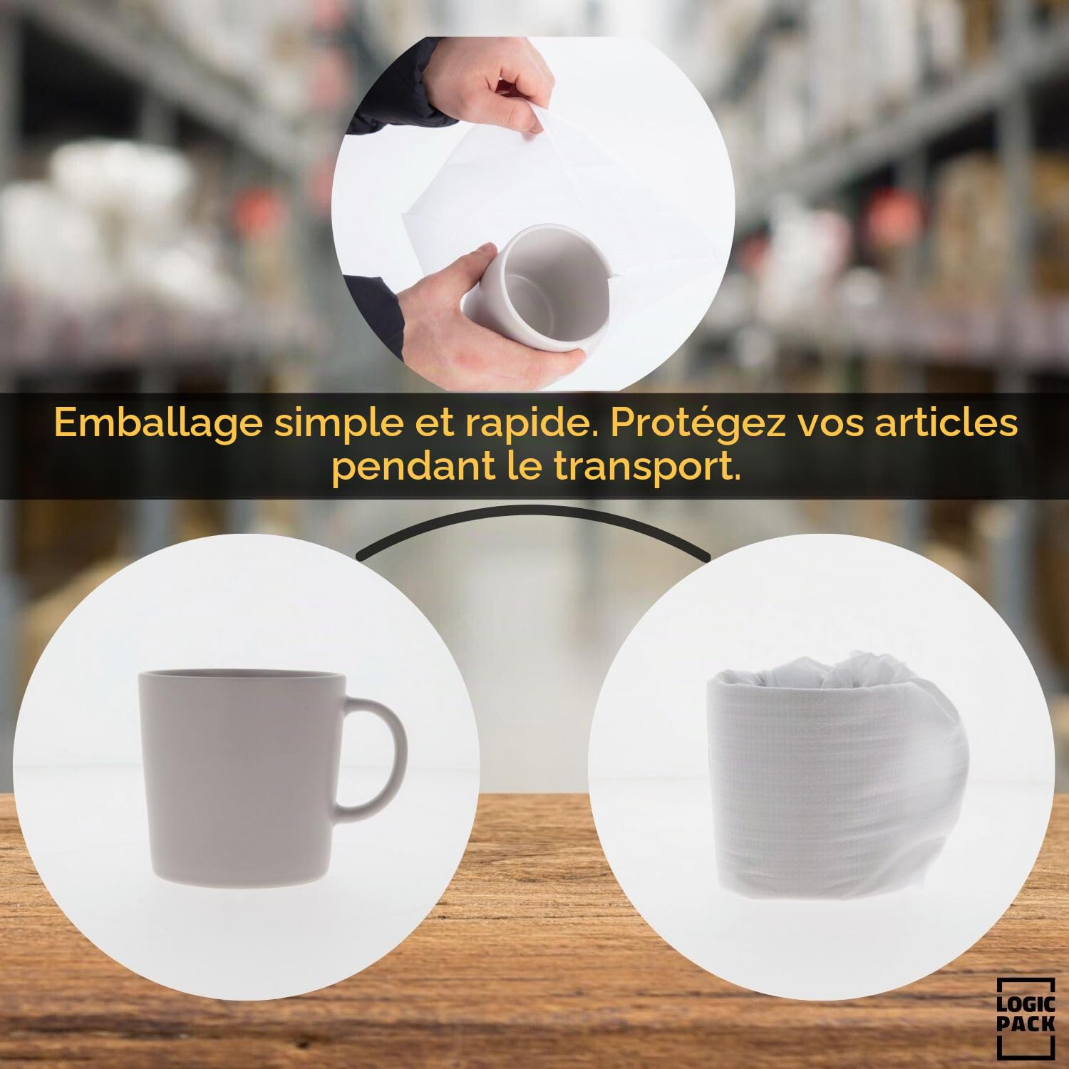 100 pièce Demenagement Feuilles Mousse Papier Bulle Déménagement pour Cartons Déménagement Vaisselle Plats Assiettes Verres Emballage 300 mm x 300 mm x 1 mm (Sac)
