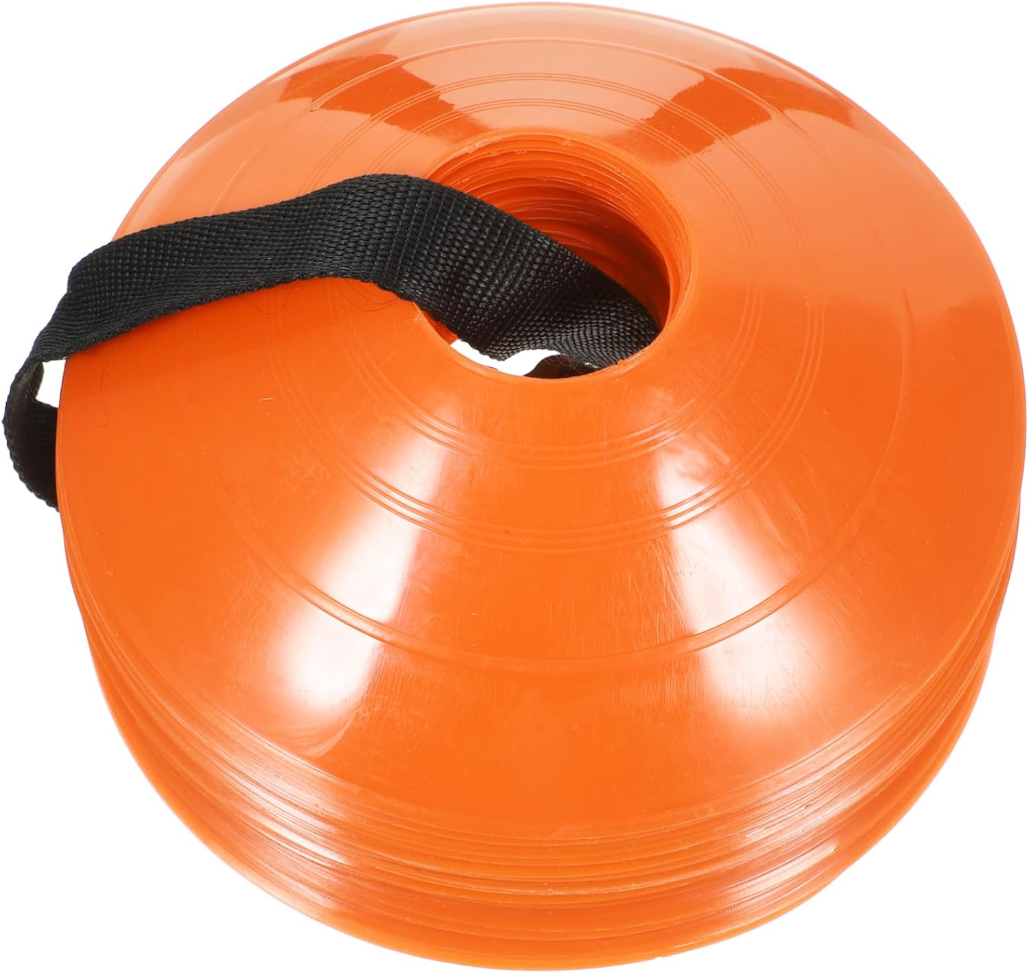 BESPORTBLE 1 Set Football Training Cones with Straps Durable Soccer Markers for Outdoor Training Drills Agility Exercises and Sports Activities