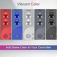 Vista 3 de VRbrother Metal Left and Right Controller Replacement Keyboard, Mushroom Caps, ABXY Buttons Return Key Function Key, Analog Joystick Replacement