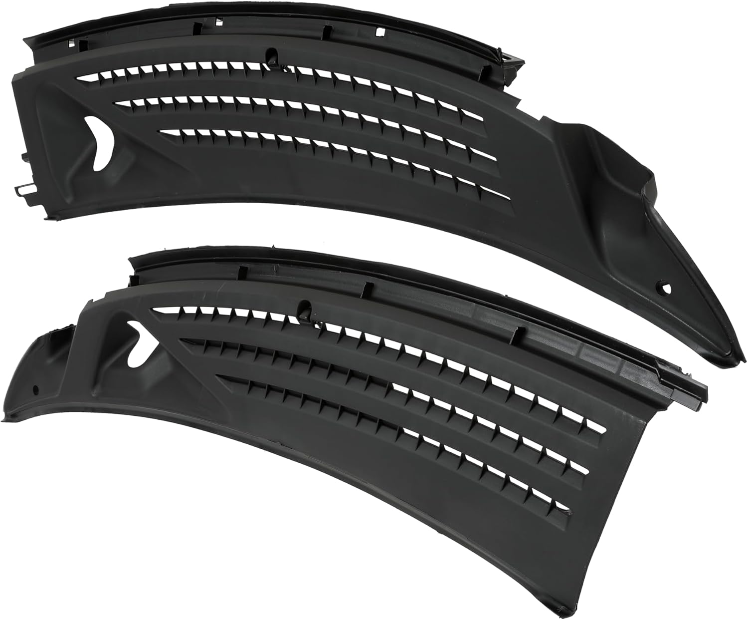 Windshield Wiper Cowl Cover Panel Grille Set w/Seal Compatible with F-150 F150 2009-2014# BL3Z-15022A69-A, BL3Z-15022A68-A (Left+Right)