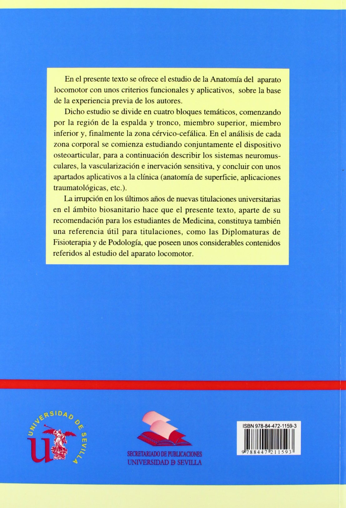 Lecciones de anatomía funcional y aplicada del aparato locomotor: 75 (Manuales Universitarios)